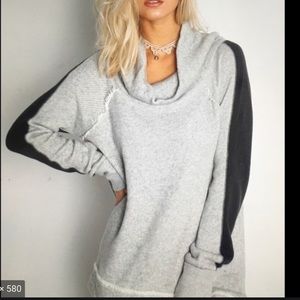 Free People Oversized Cowl Neck Sweatshirt